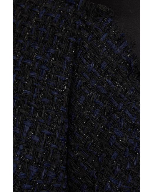 Emporio Armani Black Jacke aus metallic-tweed