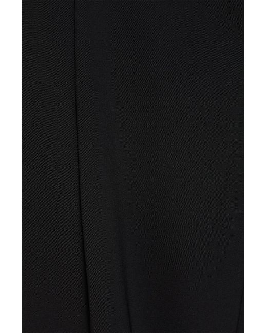 Jean Paul Gaultier Black Twill Tapered Pants
