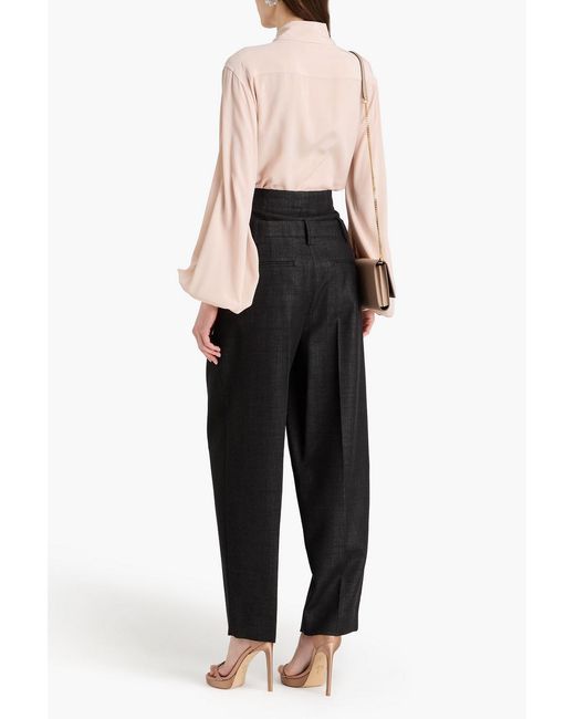 Victoria Beckham Pink Silk Crepe De Chine Shirt