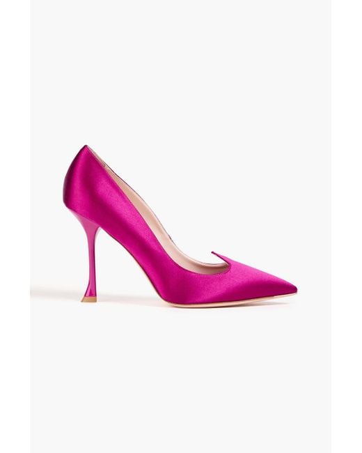 Roger Vivier Pink Satin Pumps