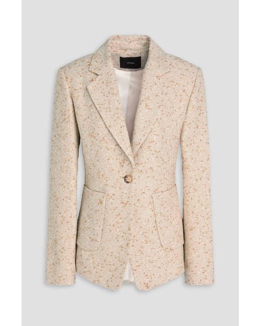 Joseph Natural Glenview Bouclé-Tweed Blazer