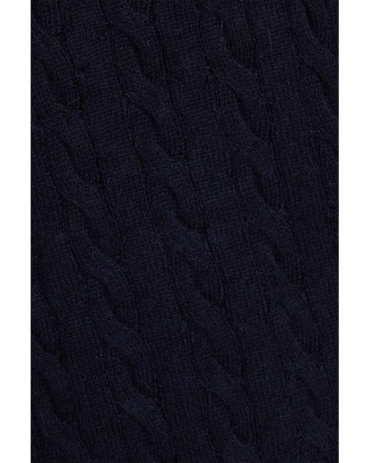 Alex Mill Blue Cable-knit Vest