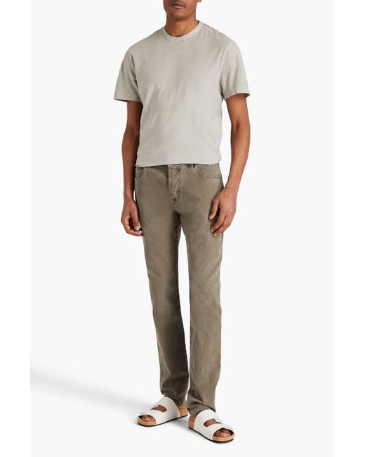 James Perse Natural Stretch-cotton Pants for men