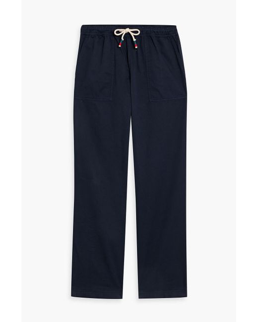 Orlebar Brown Blue Telford Cotton-Twill Drawstring Pants for men