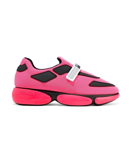 prada cloudbust white pink