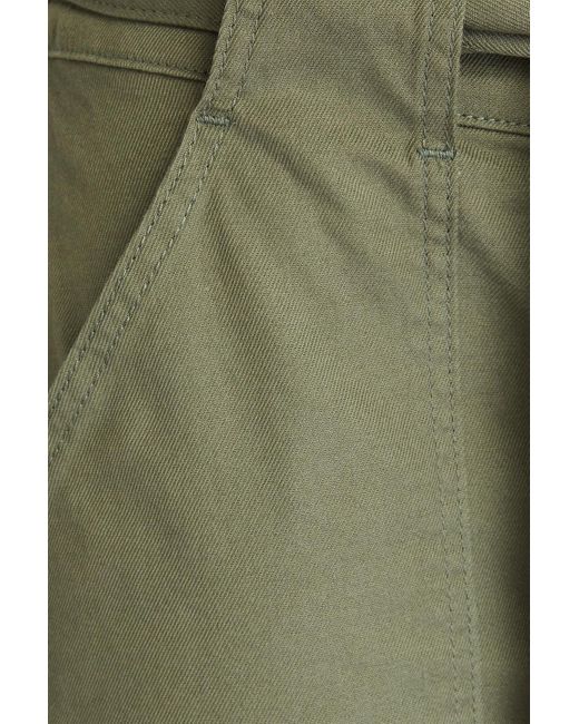 Jonathan Simkhai Green Glendon Stretch-cotton Cargo Pants