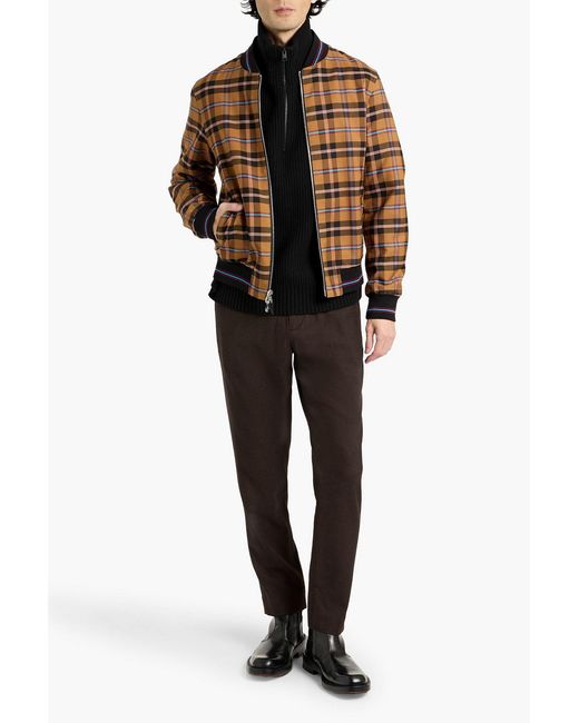 Dunhill Black Twill Bomber Jacket for men