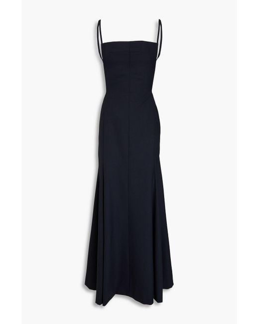 Philosophy Di Lorenzo Serafini Blue Maxikleid aus webstoff