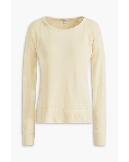 James Perse Natural French Cotton-terry Sweatshirt