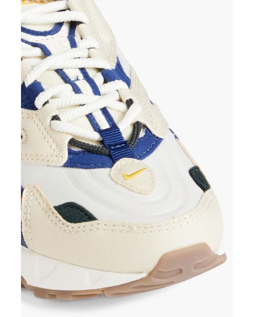 Nike White Air Max 96 Ii Denim-trimmed Twill And Shell Sneakers for men