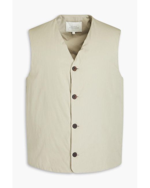 Studio Nicholson Gray Spey Cotton Vest for men