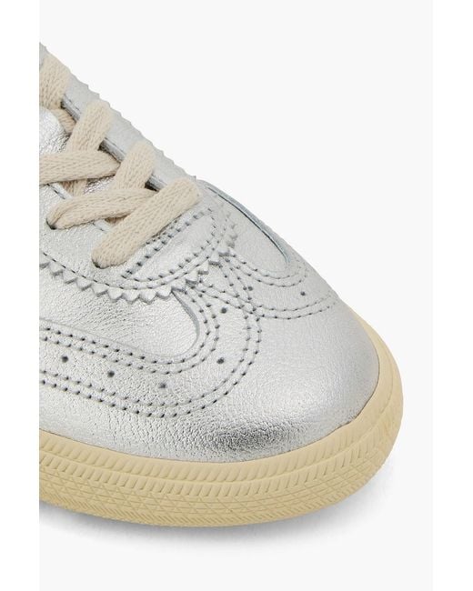 Veja Metallic Volley Leather Sneakers