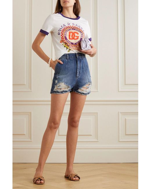 Dolce gabbana denim shorts hotsell