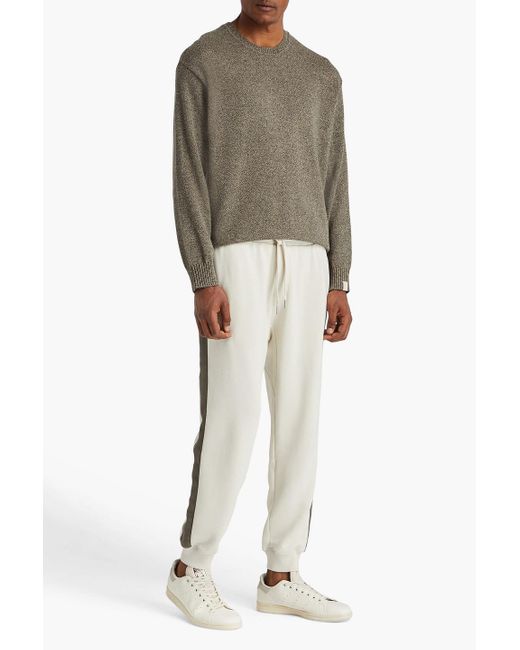 Rag & Bone Dexter pullover aus melierter baumwolle in Green für Herren