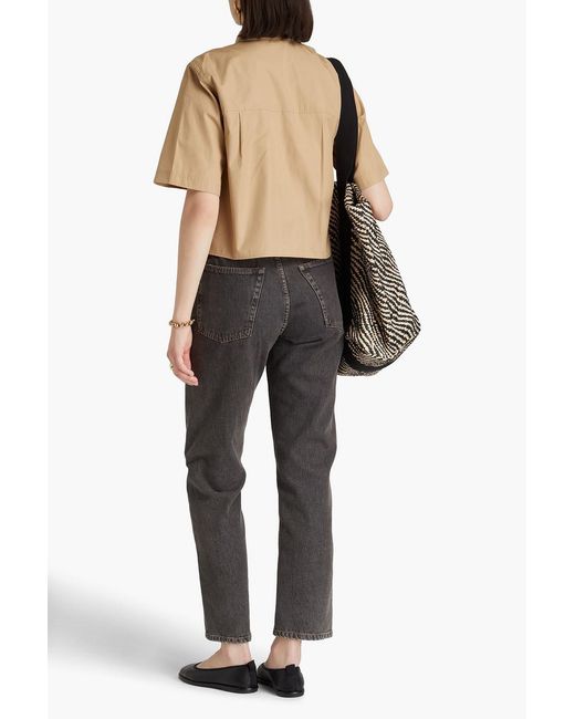 Vince Natural Cotton-poplin Shirt