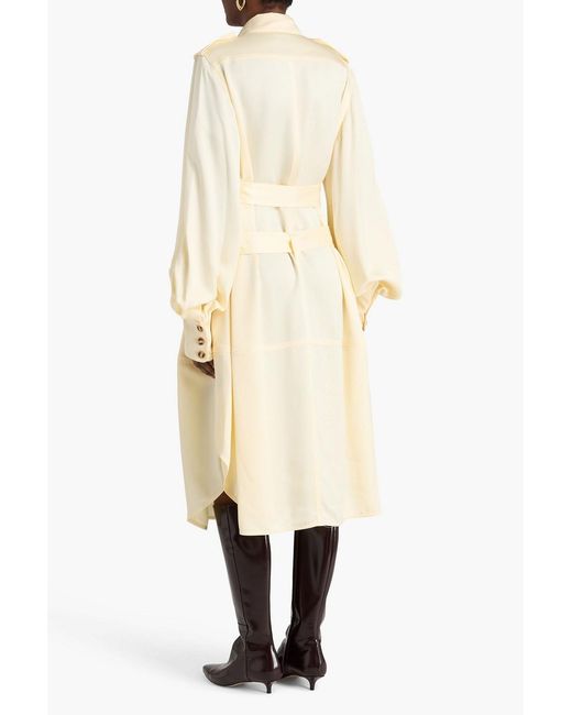 Zimmermann Natural Twill Midi Shirt Dress