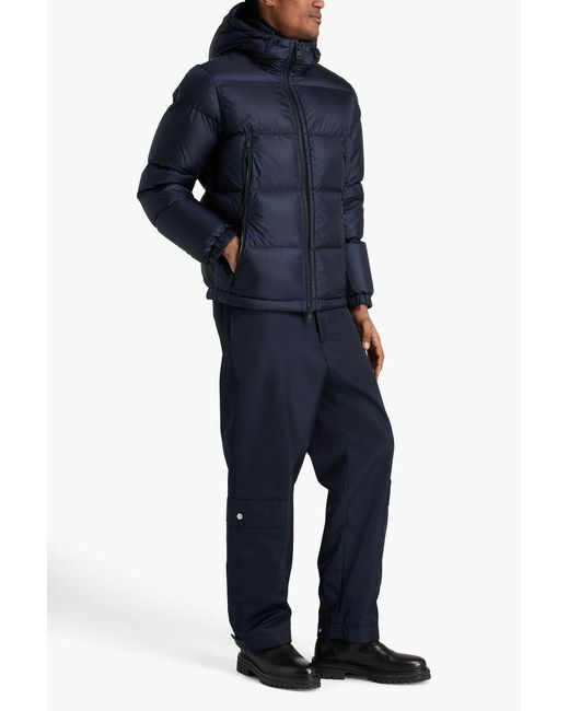 Moncler Blue Rivau Quilted Shell Down Jacket for men