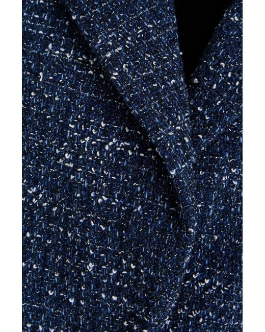 Maje Blue Tweed Blazer