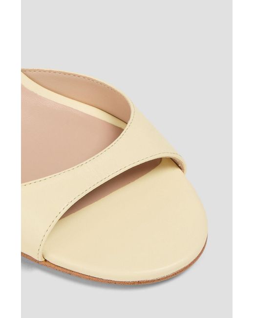 Stuart Weitzman Metallic Isla 75 Leather Sandals