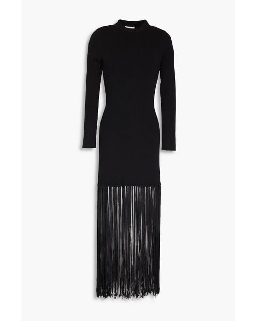 Sandro Black Maxi Dress