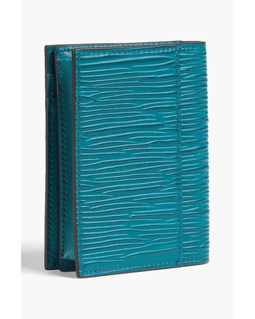 Montblanc Kartenetui aus geprägtem leder in Blue für Herren