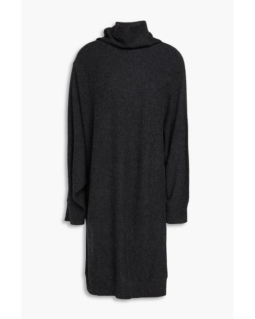 Totême  Black Drapierter rollkragenpullover aus kaschmir