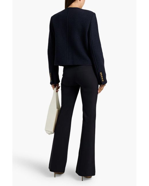 Veronica Beard Blue Leslie Wool Jacket