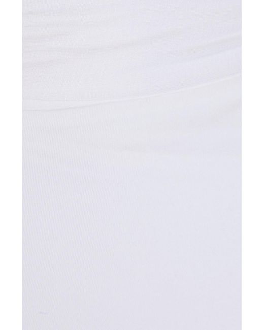 Melissa Odabash White Ida midi-wickelrock aus jersey