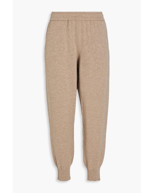 Brunello Cucinelli Natural Cashmere Track Pants