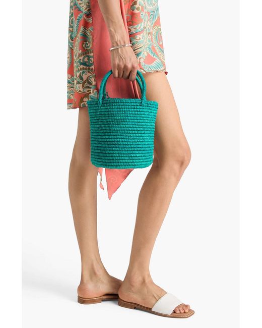 Sensi Studio Blue Toquilla Tote