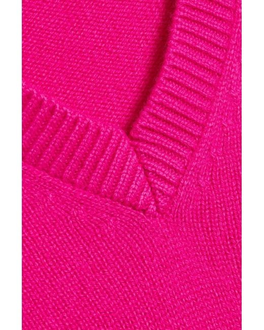 The Elder Statesman Pink Kaschmirpullover
