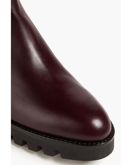 Theory Brown Leather Chelsea Boots