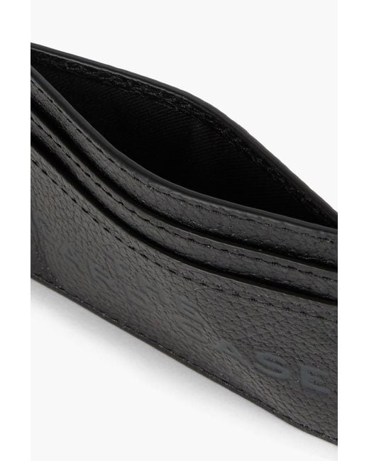 Marc Jacobs Black Pebbled-Leather Cardholder