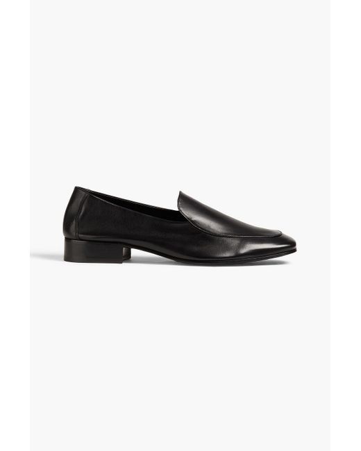 Sandro Black Leather Loafers for men