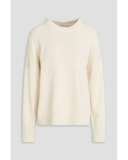 Loulou de Saison Natural Rava Silk-chenille Sweater