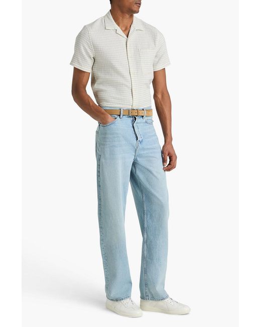 FRAME Blue Distressed Denim Jeans for men