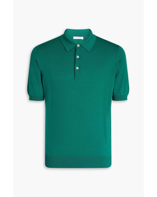 Boglioli Green Cotton-jersey Polo Shirt for men