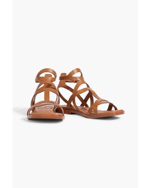Zimmermann Brown Leather Sandals