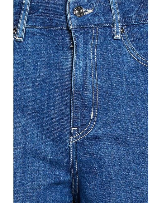 FRAME Blue The Charm Denim Shorts