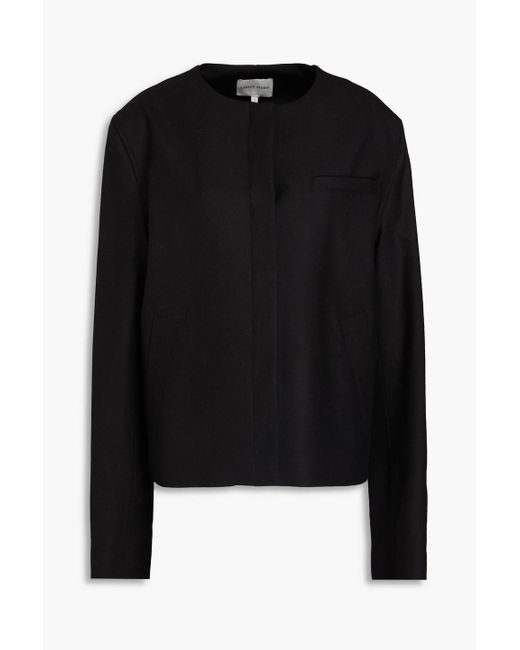 Loulou de Saison Black Wool-blend Twill Jacket