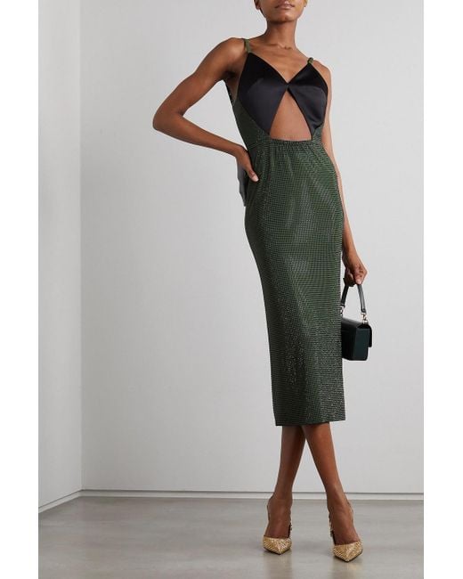 【Christopher Kane】クリスタル-embellished bodyconミニドレス CHRISTOPHER KANE Bubblegum cutout crystal-embellished velvet