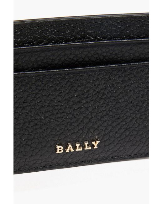 Bally Black Pebbled-Leather Cardholder