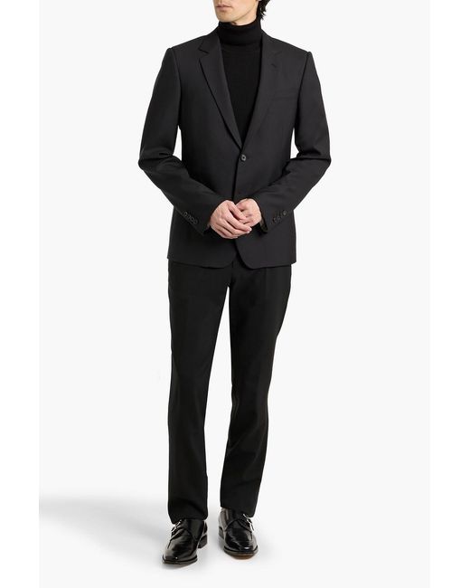 McQueen Black Wool Blazer for men