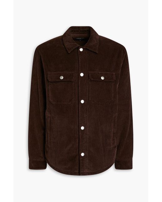 A.P.C. Brown Cotton-corduroy Overshirt for men