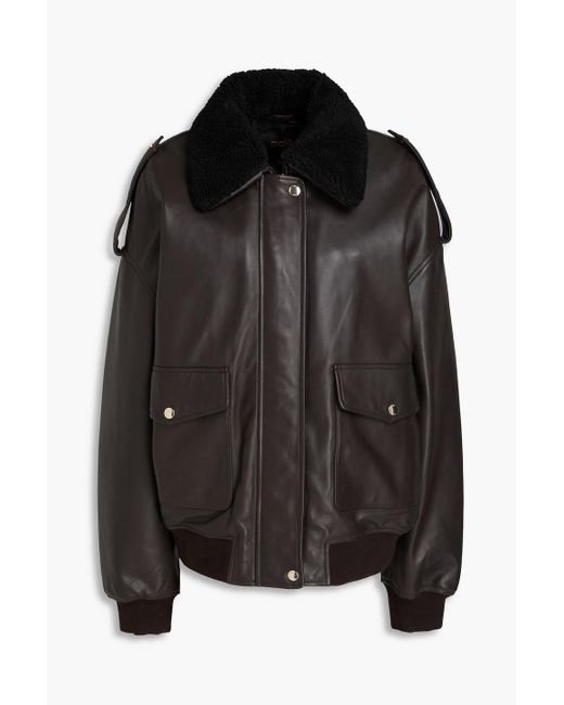 Maje Black Leather Jacket