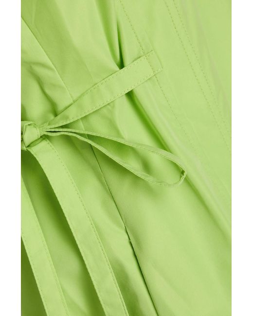 3.1 Phillip Lim Green Midikleid aus popeline aus einer baumwollmischung