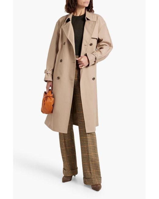 Theory Natural Cotton-gabardine Trench Coat