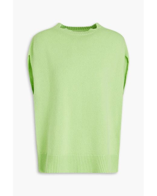 Loulou Studio Green Sagar Wool And Cashmere-blend Sweater