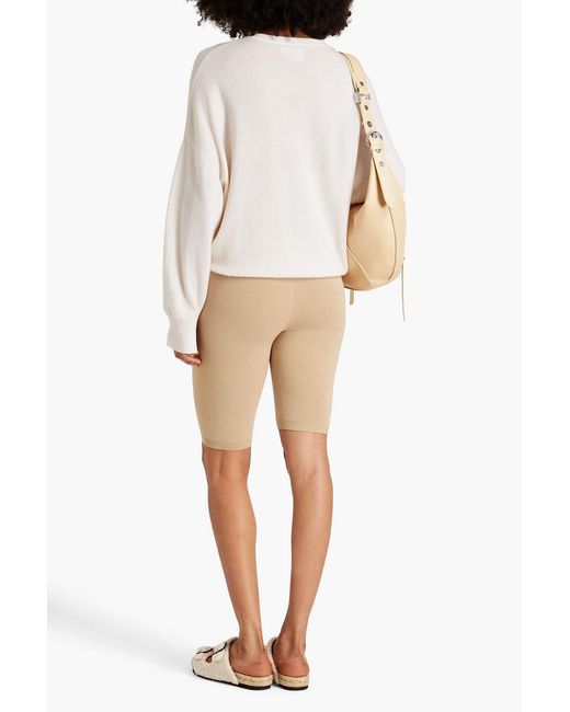 Loulou de Saison White Ana Cashmere Sweater