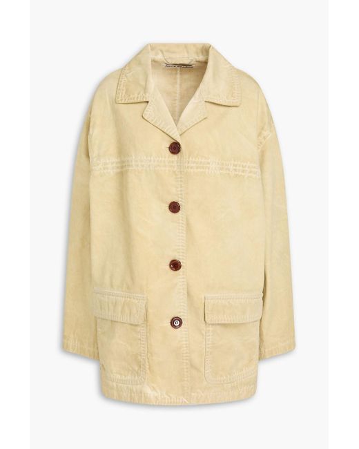 Acne Natural Faded Cotton-twill Jacket